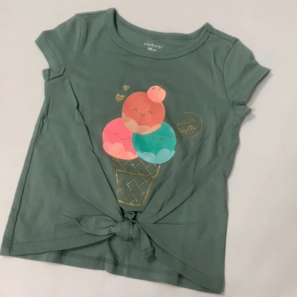 CARTER’S GREEN T- SHIRT 18 MONTHS